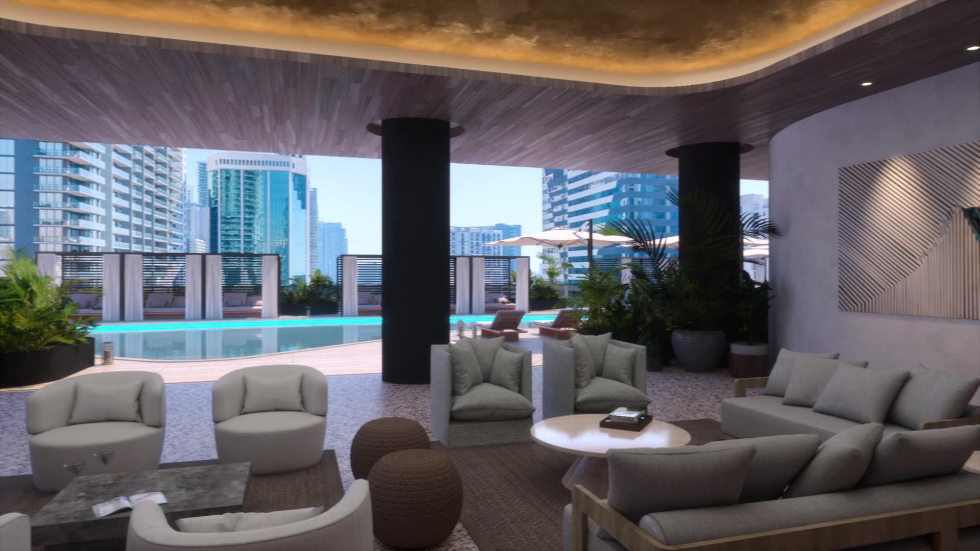Pool lounge